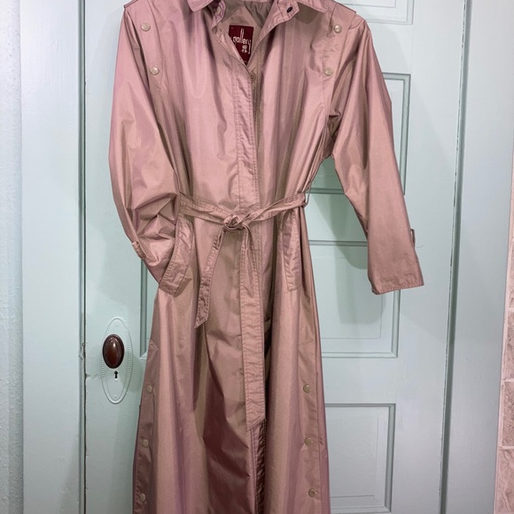 J Gallery Classic Light Weight Trench Coat 6 - Picture 2 of 8